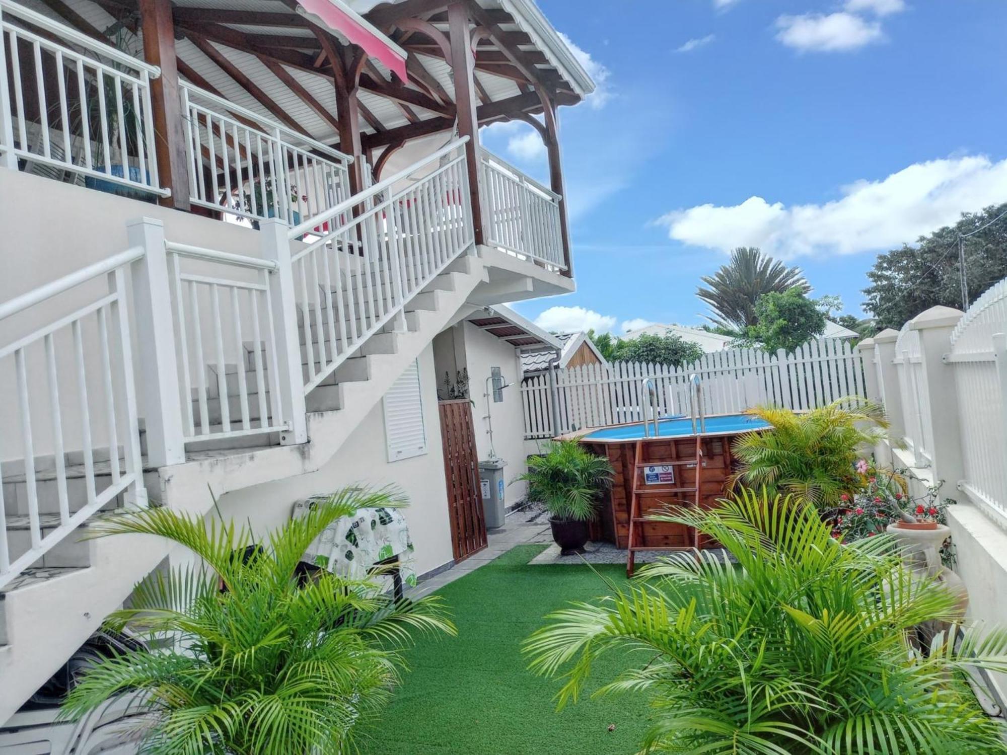 Villa Elegante A Saint Francois Avec Piscine Privee Toute L'Annee 外观 照片